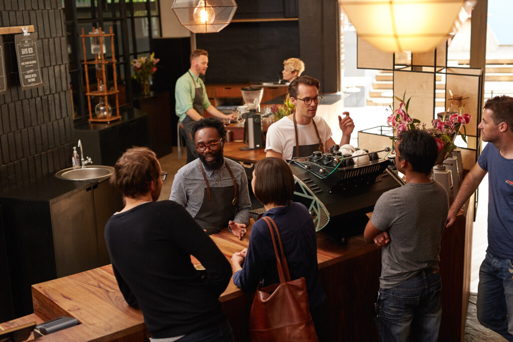 The True Cost of an Internet Outage for Your Business 2 A busy coffee shop